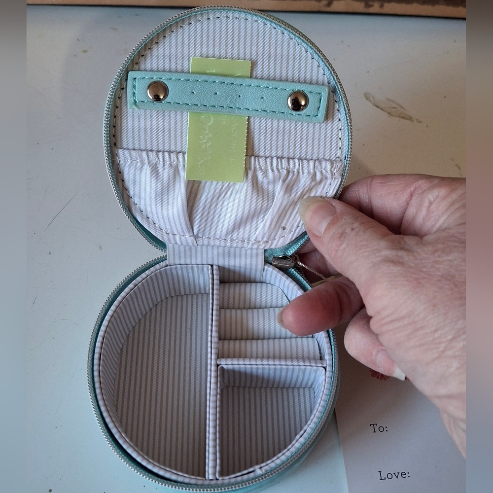 Louenhide Travel Jewelry Case-Teal - Picture 2 of 2